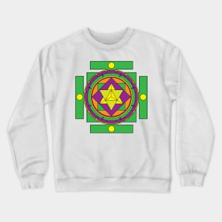 Merkaba Mandala Crewneck Sweatshirt